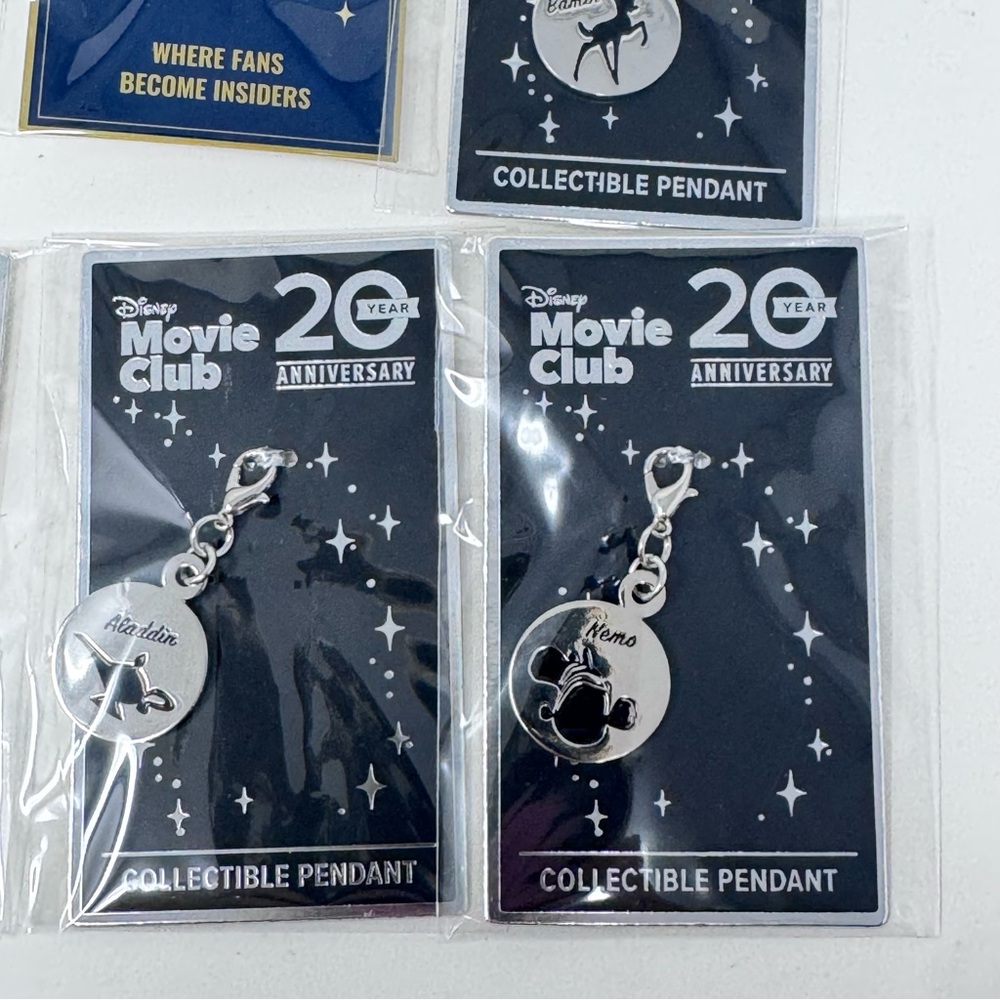 Disney Charm Pendant Collectable Bambi, Nemo, Aladdin, Cinderella, Simba - Picture 2 of 7
